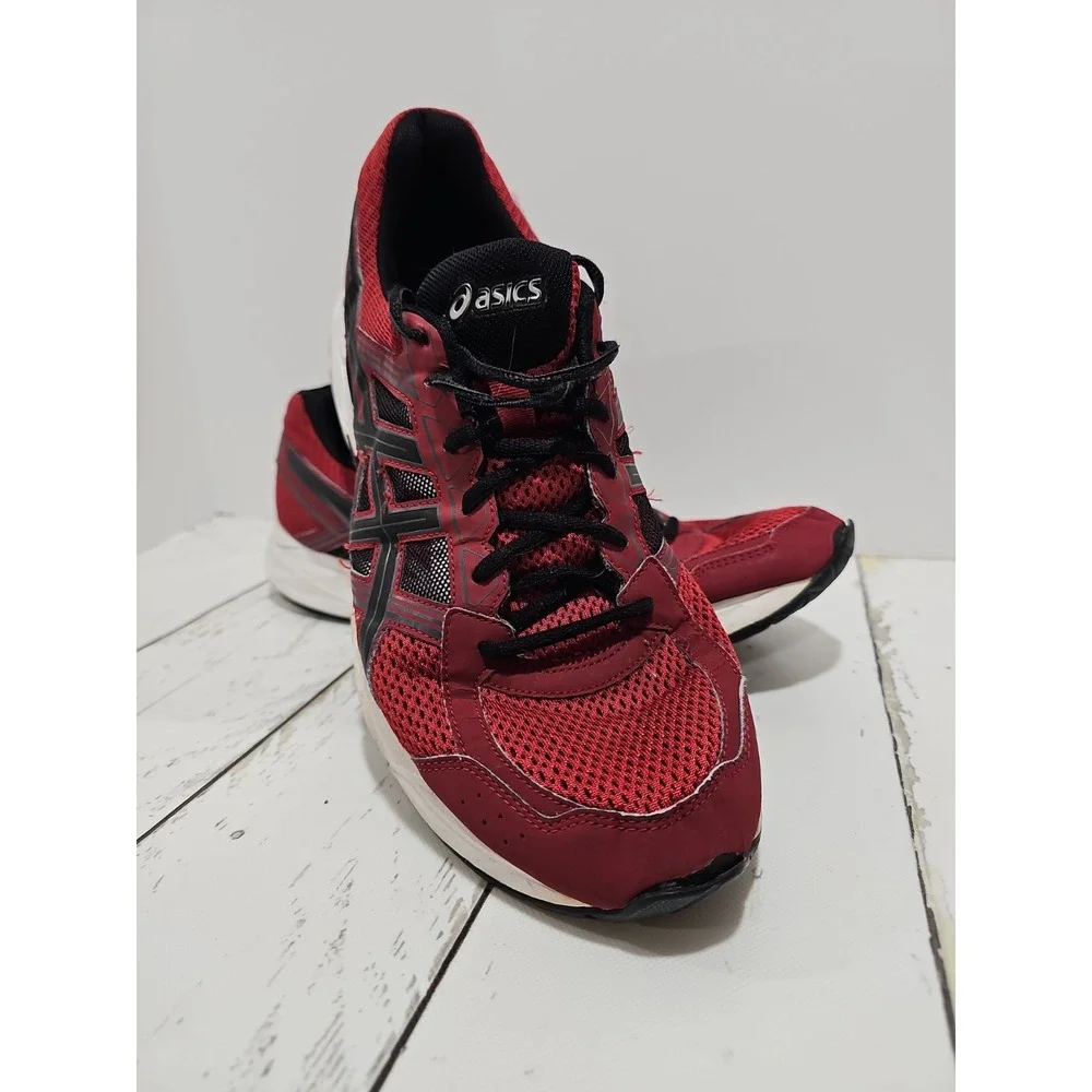 Asics Gel-Contend 4 Burgundy Black Comfort Running Shoes Size 13